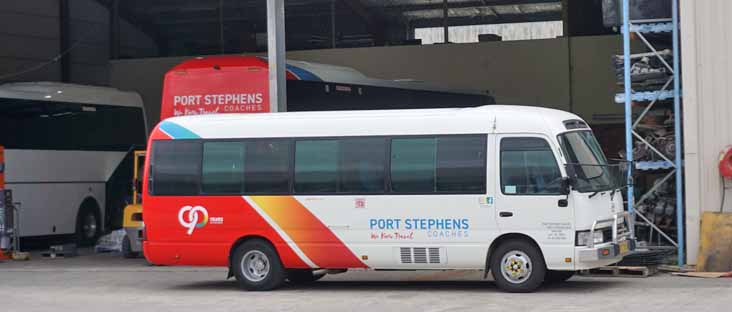 Port Stephens Coaches Toyota Coaster TV7503